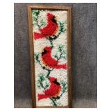 vintage red cardinals WallArt