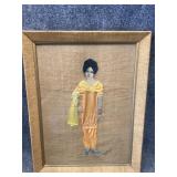 Vintage woman wall art