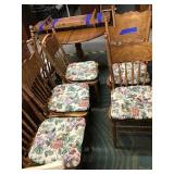 Wooden Dining Chairs (6)