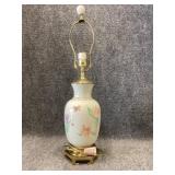 Vintage table lamp with brass base