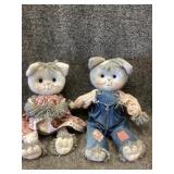 Vintage Stuffed cats