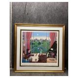 framed art print titled 'Boston Public Gardens'