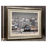 framed print 'Neige, Fumï¿½e, Charbon,'