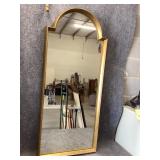 gold arch leaner mirror