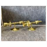 brass wall sconce candle holders