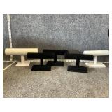 velvet T-bar display stands