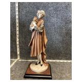 Giuseppe Armani Figurine Young Lady With Yorkshire