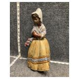 vintage Lladrï¿½ 'Fiesta' (Country Girl) porcelain