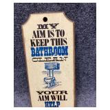 Restroom wall Art