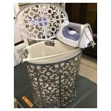 Laundry basket and Iron