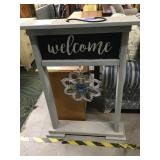 Wooden Welcome Sign