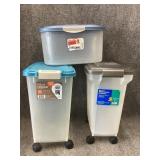 DOG FOOD CONTAINERS
