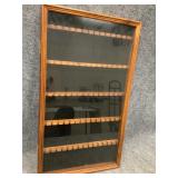 vintage wooden wall souvenir spoon display