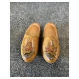 hand-painted wooden Dutch clogs