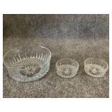 CRYSTAL GLASS BOWLS