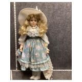 vintage Angela  porcelain doll,