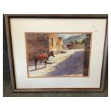 Framed Donkey wall Art