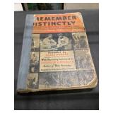 Remember Distinctly Book