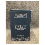 Vintage Marquis champagne flutes