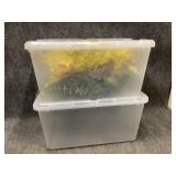 Storage containers & Decorative wreaths