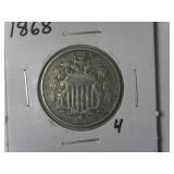 1868 Shield Nickel
