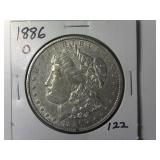 1886-O Morgan Silver Dollar