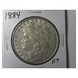 1884 Morgan Silver Dollar