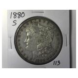 1880-S Morgan Silver Dollar