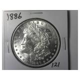 1886 Morgan Silver Dollar