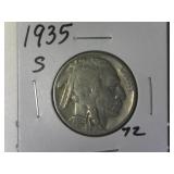 1935-S Buffalo Nickel