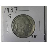 1937-S Buffalo Nickel