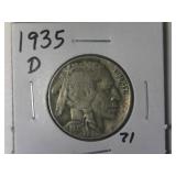 1935-D Buffalo Nickel