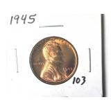 1945 Lincoln Wheat Cent