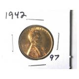1942 Lincoln Wheat Cent