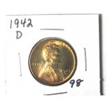 1942-D Lincoln Wheat Cent
