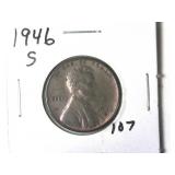 1946-S Lincoln Wheat Cent