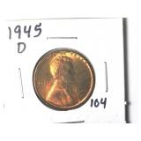 1945-D Lincoln Wheat Cent
