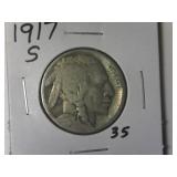 1917-S Buffalo Nickel