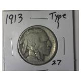 1913 Type 1 Buffalo Nickel
