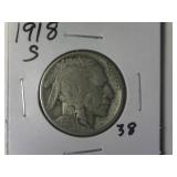 1918-S Buffalo Nickel