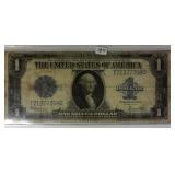 1923 Large Sized $1 Silver Certificate Note