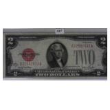 1928 G $2 Red Seal United Staes Note