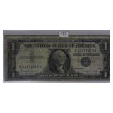 1957 B $1 Silver Certificate Note