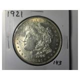 1921 Morgan Silver Dollar