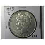 1923-D Peace Silver Dollar