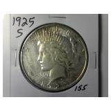 1925-S Peace Silver Dollar