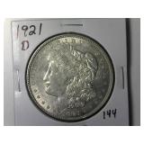 1921-D Morgan Silver Dollar