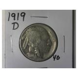 1919-D Buffalo Nickel