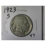 1923-S Buffalo Nickel