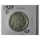 1929-D Buffalo Nickel